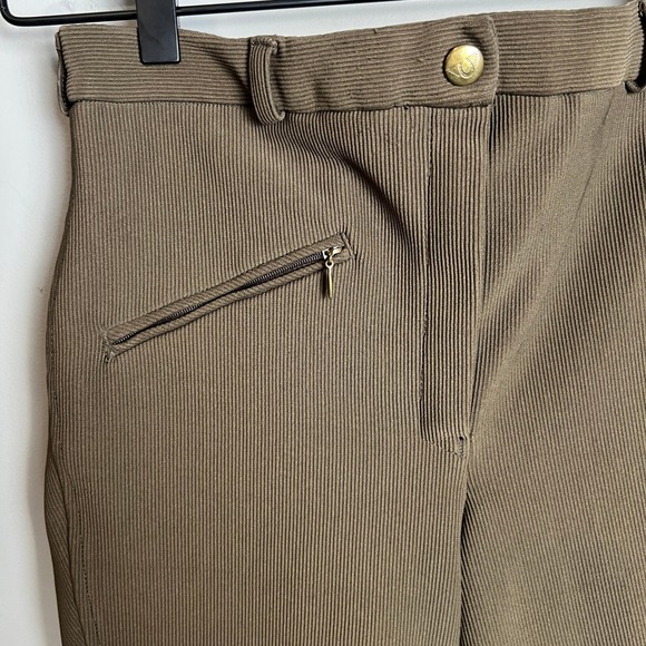 TuffriderTailored Equestrian Breeches Chocolate Brown Size 28 Long Riding Pants - Picture 6 of 14